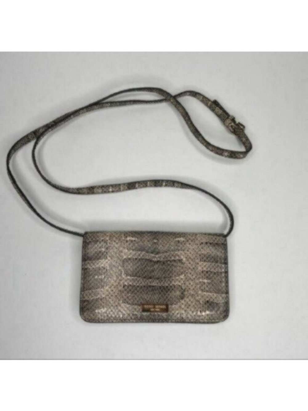 Henri Bendel Snakeskin Phone & Cards Crossbody